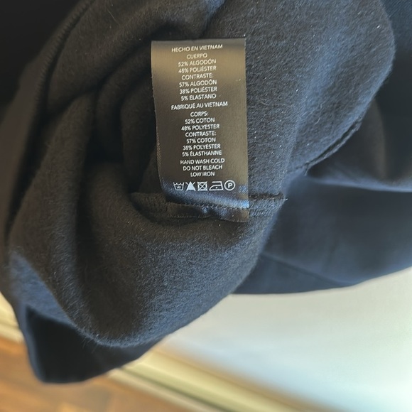 Rae Mode Off The Shoulder Top Size Large Black  Long Sleeve Pullover Stretch - Picture 8 of 8